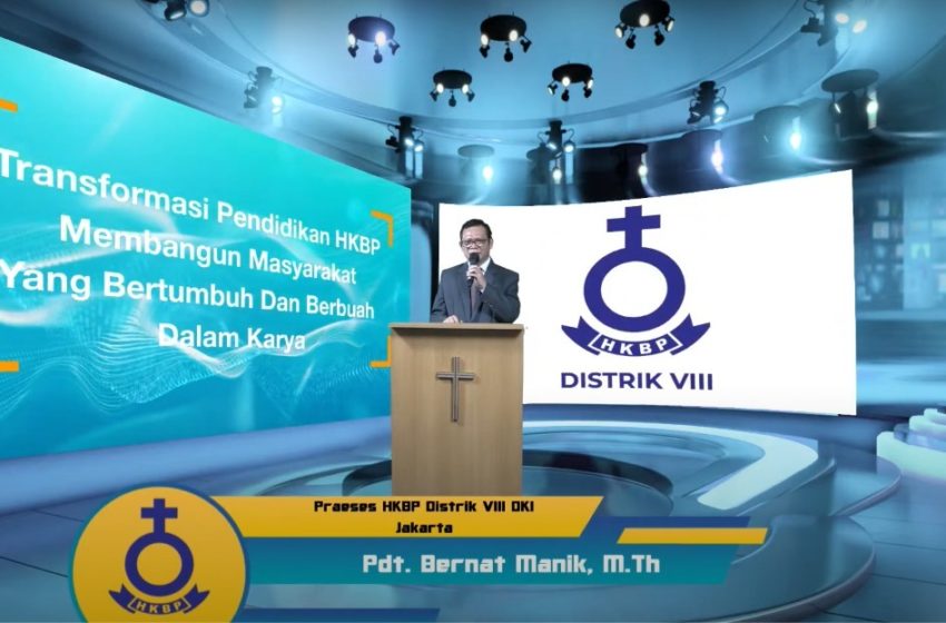  Pdt. Bernard Manik Membuka Diskusi Nasional Transformasi Pendidikan HKBP