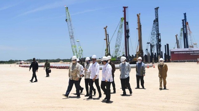  Presiden Jokowi Meresmikan Groundbreaking Smelter PT Freeport Indonesia