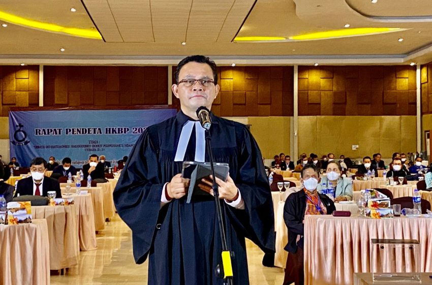  Pdt. Maulinus Siregar Terpilih Menjadi Ketua Rapat Pendeta HKBP Periode 2021-2025.