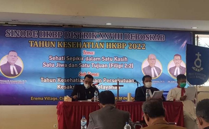  HKBP Distrik XXVIII Deboskab Sukses Menggelar Sinode Distrik