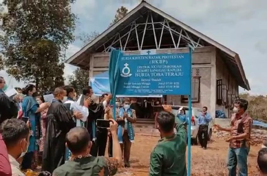  Gereja Toba di Kalimantan Barat Diresmikan