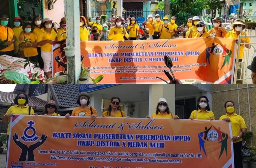  Aksi Sosial PPD HKBP Distrik X Medan Aceh