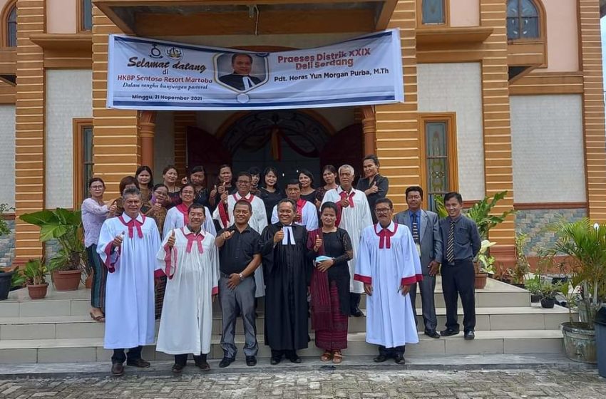  Praeses Deli Serdang Pdt. Horas Purba Melakukan Kunjungan Pastoral ke HKBP Sentosa