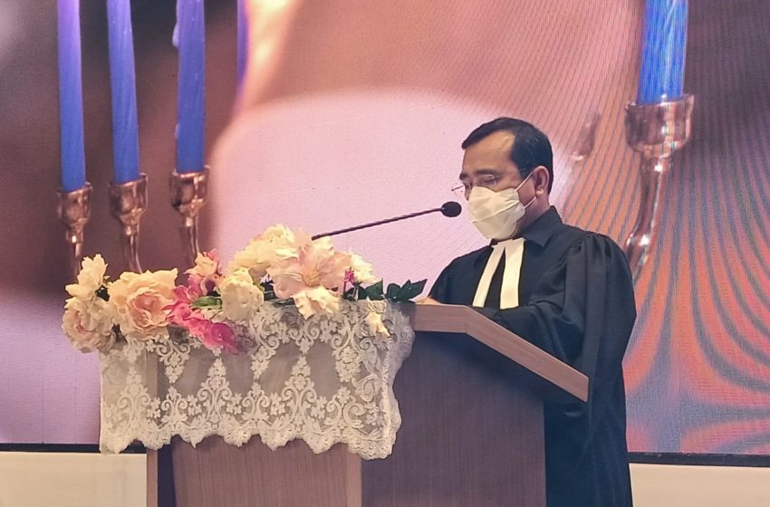  Ephorus HKBP Memimpin Ibadah Puncak Tahun Pemberdayaan HKBP dan Perayaan 160 Tahun HKBP