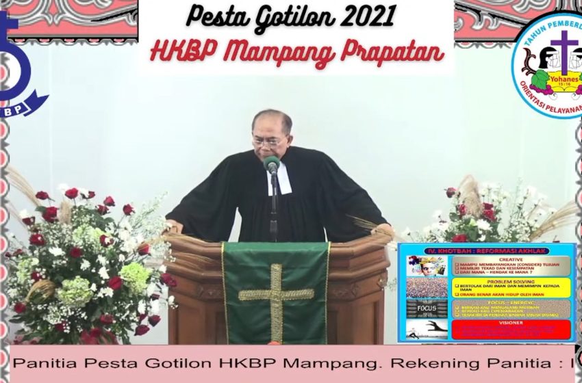  HKBP Mampang Prapatan Sukses Menggelar Pesta Gotilon