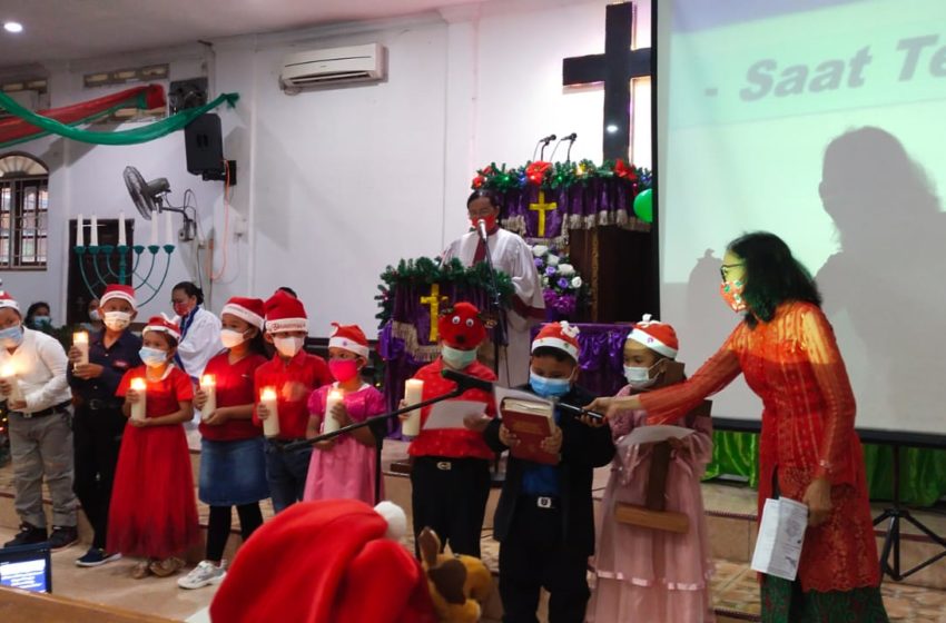  Sekolah Minggu HKBP Kirab Remaja Merayakan Natal Dengan Sukacita