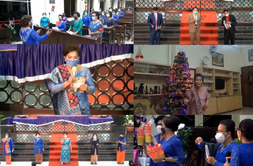  Perayaan Natal Ama dan Parompuan HKBP Pontianak Penuh Sukacita
