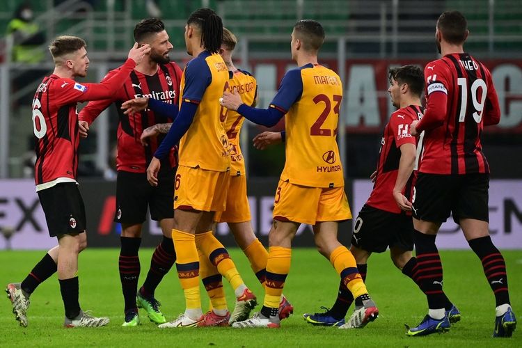  AC Milan Bungkam Roma di San Siro