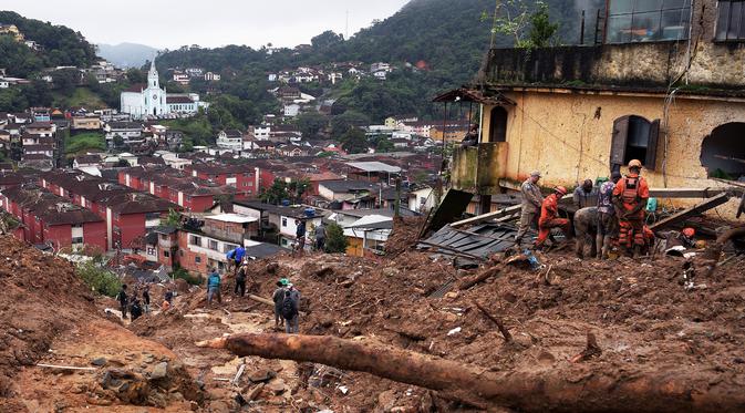  Banjir dan Tanah Longsor Menerjang Brasil, 94 Orang Tewas