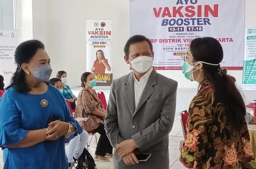  Praeses Bernard Manik Mendampingi Gelaran Vaksinasi Booster Hari Ke-4 dan Menutup Rangkaian Vaksinasi