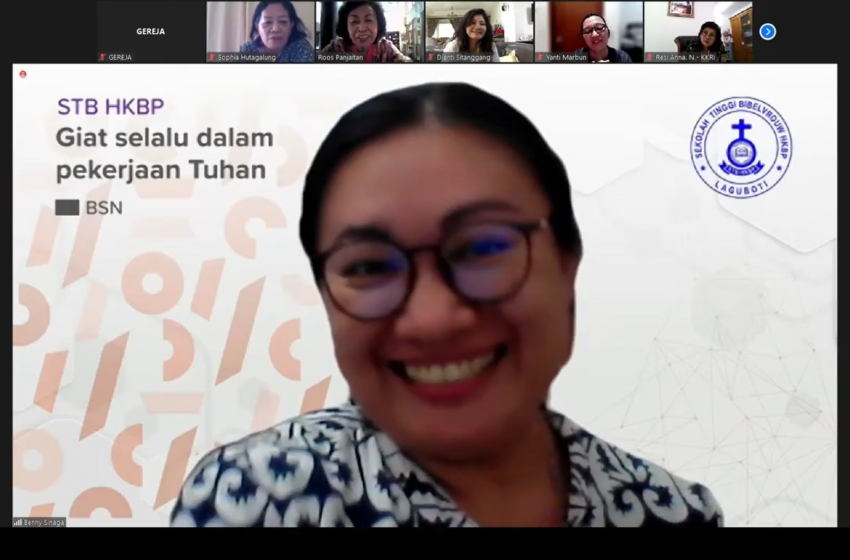  Webinar Seksi Perempuan HKBP Kebayoran Baru: Be an Angel!