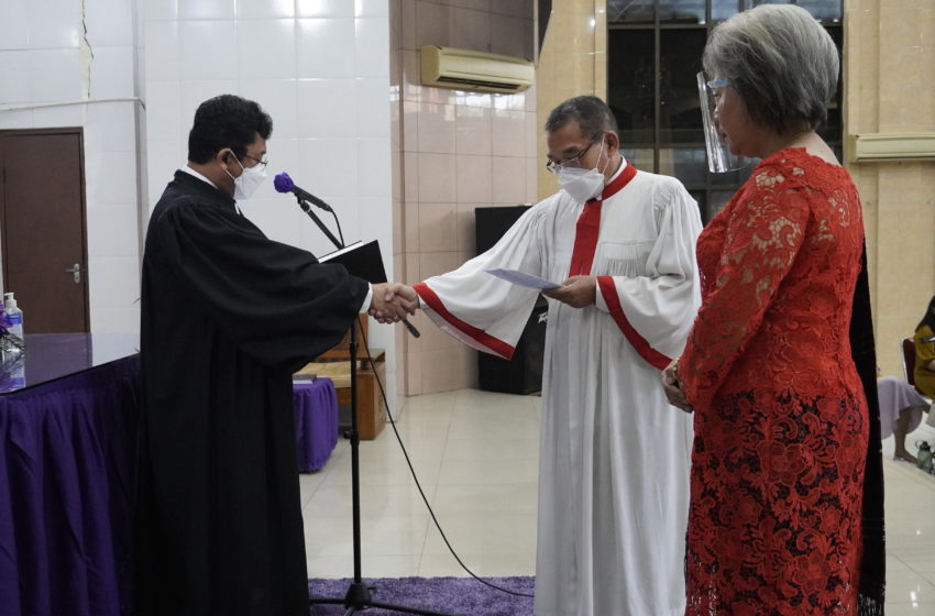  Pemberangkatan Pensiun St. Ali Mukdin Manik di HKBP Tanjung Priok