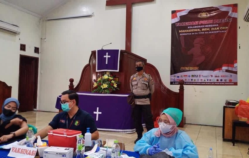  Sentra Vaksin di Gereja HKBP Kuta Jaya