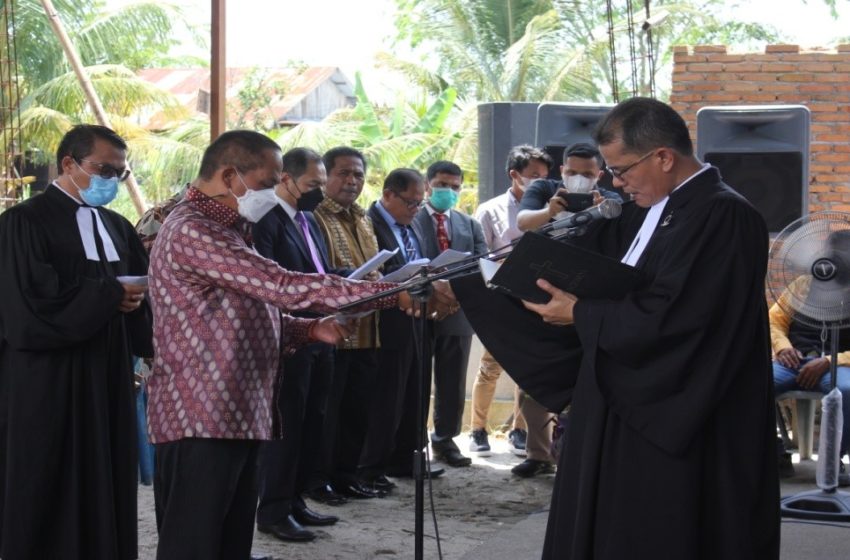 Praeses Medan Aceh Pdt. Henri Napitupulu Melantik Panitia Tahun Kesehatian HKBP Distrik X Medan Aceh