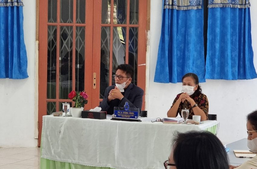  Ka.Dep Koinonia HKBP Pimpin Rakor Forum Konferensi Perempuan HKBP