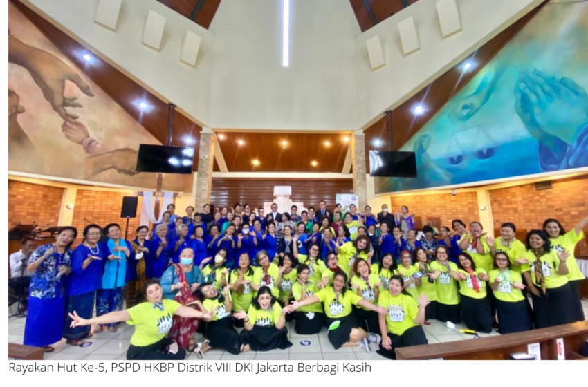  Rayakan Hut Ke-5, PSPD HKBP Distrik VIII DKI Jakarta Berbagi Kasih