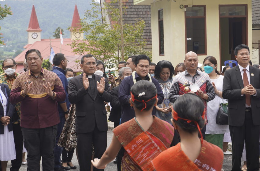  Ephorus Menerima Menteri BUMN, HKBP Menjalin Kerjasama Dengan Kementerian BUMN