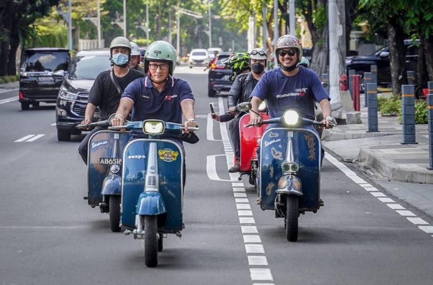  Menparekraf Sandiaga Uno Harapkan Ajang Internasional Komunitas Vespa Bangkitkan Pariwisata dan Ekonomi Kreatif di Bali