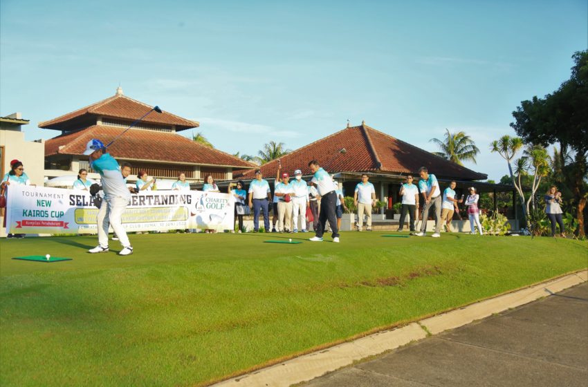  Pemukulan “Smoke Ball” Mengawali Charity Golf Tournament New Kairos Cup 2022