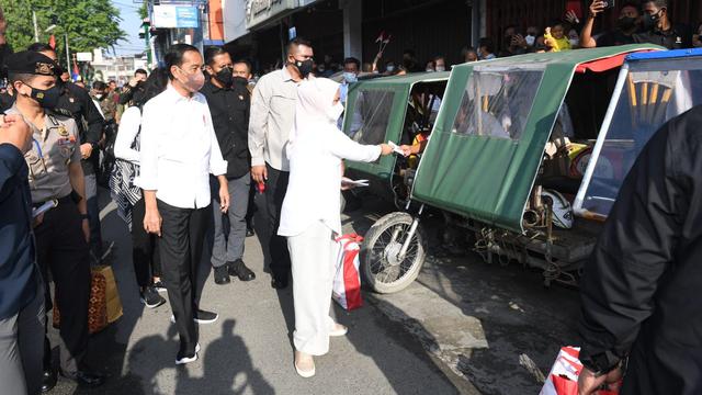  Pasar Petisah Medan Dikunjungi Presiden Jokowi Dodo