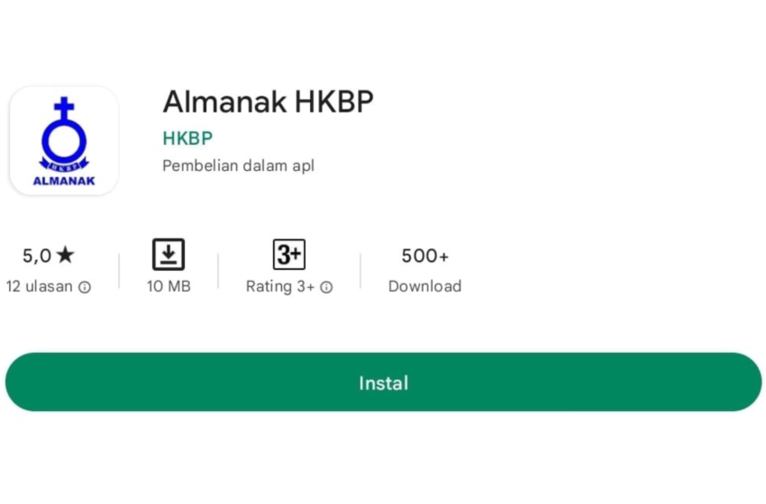  Ephorus HKBP Launching Almanak HKBP Versi Digital