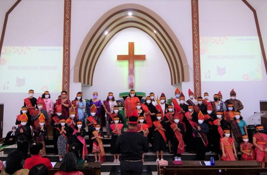  Parheheon Sekolah Minggu HKBP Semper, Perdana di Masa Pandemi