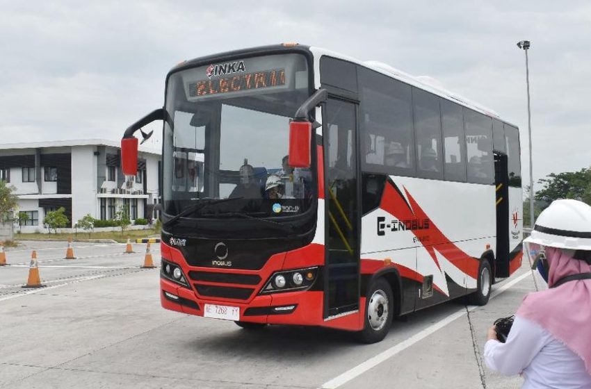  Bus Listrik Merah Putih Siap Beraksi di KTT G20