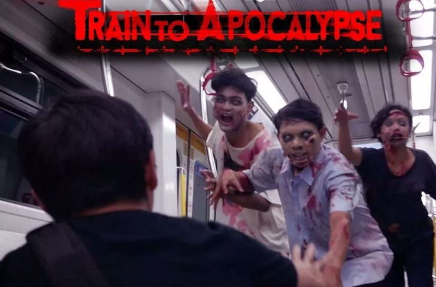  VIRAL! LRT Jakarta jadi Wahana Kereta Zombie