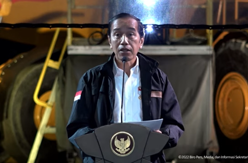  Presiden Jokowi Luncurkan Teknologi 5G Mining di PT Freeport Indonesia