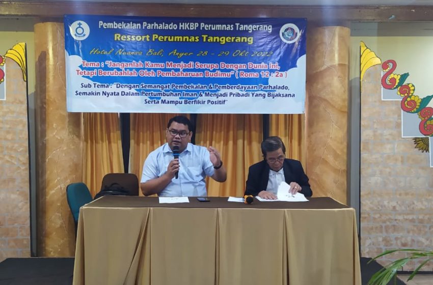  HKBP Perumnas Tangerang Gelar Pembinaan Parhalado Partohonan. Pdt. Frengki Napitupulu Pembicara Utama