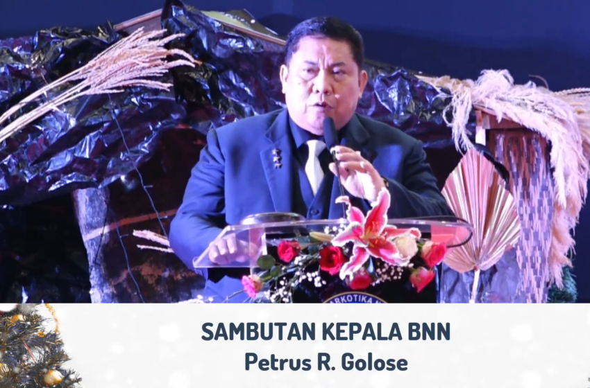  Rayakan Natal Keluarga Besar BNN, Kepala BNN RI: “Mari Menjadi Terang Bagi Sesama”