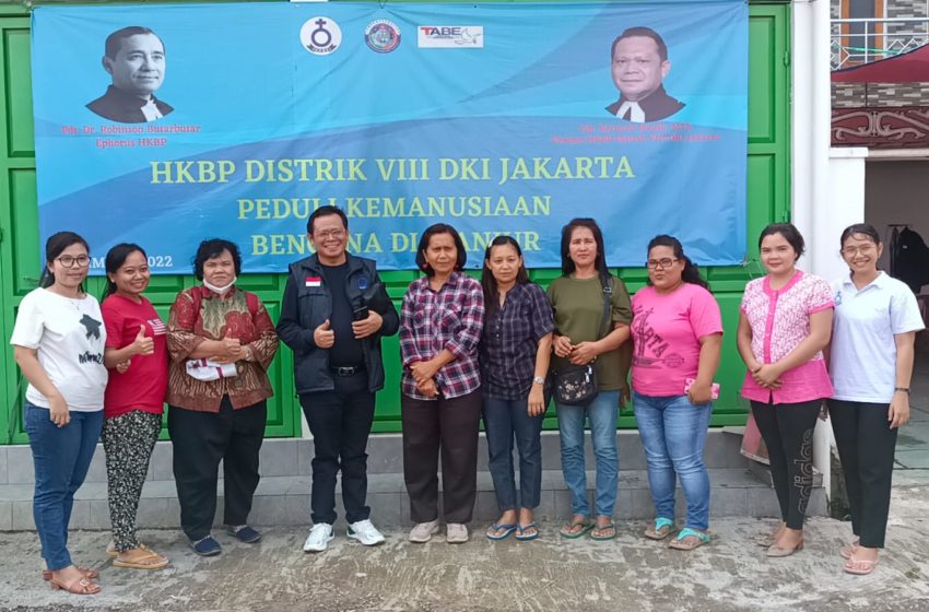  Praeses Bernard Manik Mengakhiri Pelayanan Posko HKBP Gempa Cianjur. Pondok Pesantren  dan Gereja HKBP Terima Bantuan Renovasi