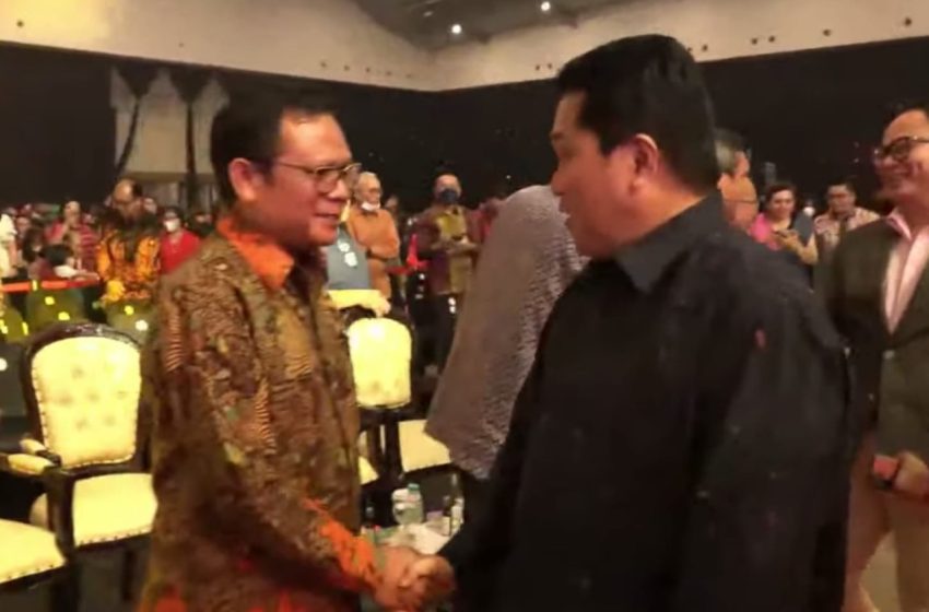  Mewakili Ephorus, Praeses Bernard Manik Penuhi Undangan Erick Thohir Di Natal Kementerian BUMN