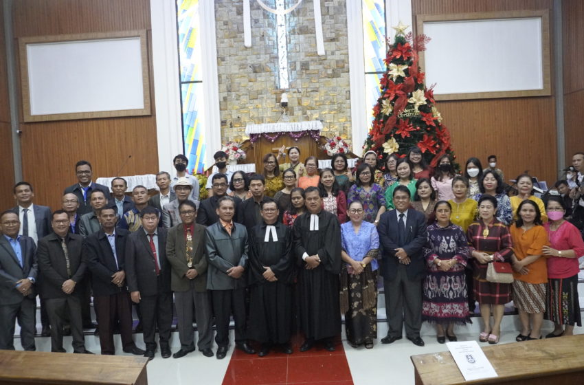  HKBP Cipayung Cilangkap Gelar Ibadah Syukur Awal Tahun