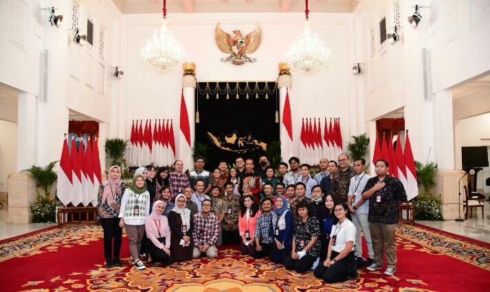  Presiden Jokowi Silahturahmi dengan Wartawan Istana