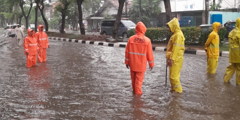  Hujan Deras, Banjir Jakarta Meluas