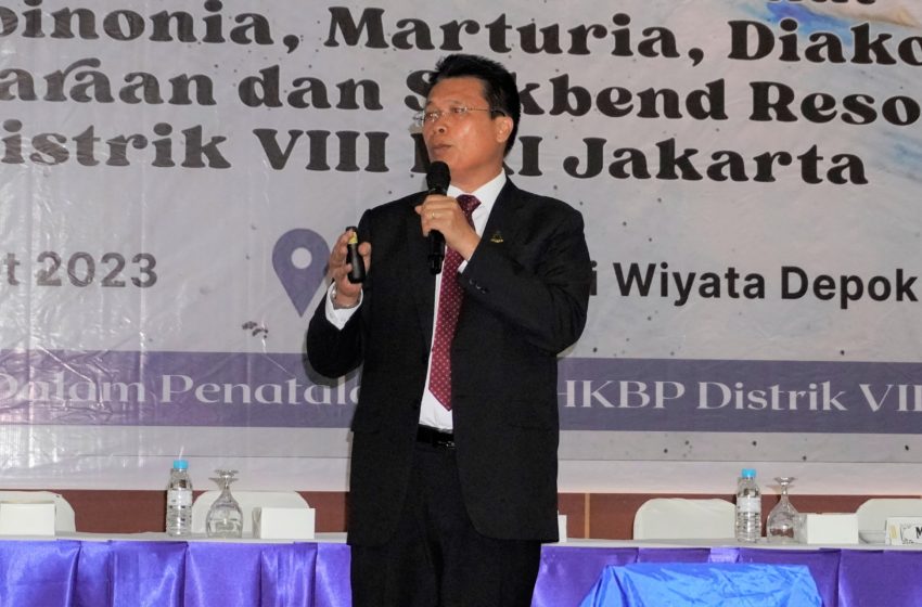  3 Kata Kunci! Keynote Speech Sekjen HKBP Di Seminar Dan Workshop PDP Distrik DKI Jakarta