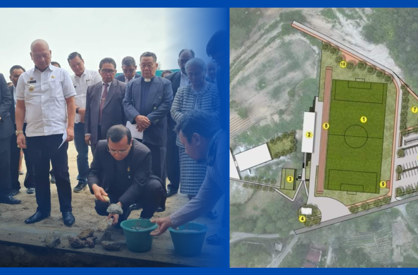  Ephorus HKBP Meletakkan Batu Pertama Pembangunan Lapangan Sepak Bola HKBP