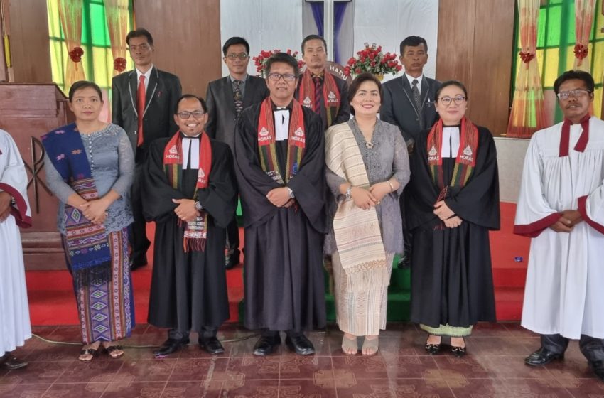  Kadep Koinonia HKBP Pimpin Ibadah Dan Pesta Pembangunan di HKBP Resort Laguboti Habinsaran