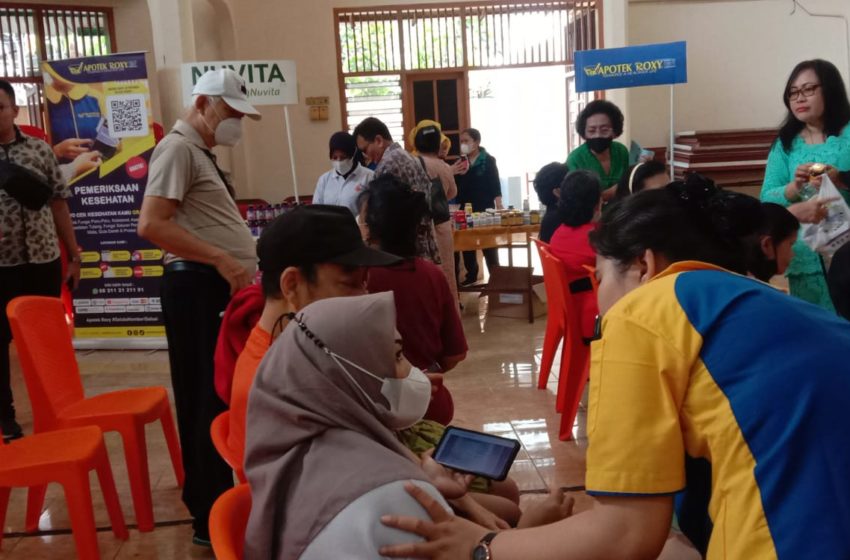  Jelang Perayaan Pesta Gotilon, HKBP Jakarta Kota Gelar Pemeriksaan Kesehatan Gratis