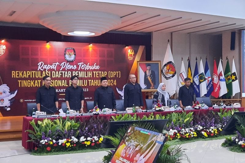  KPU Rilis DPT Pemilu 2024 Sebanyak 204.807.222 Orang. Pemilih Perempuan Mendominasi