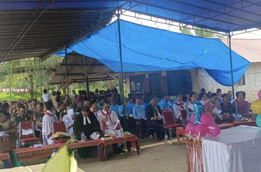  HKBP Exaudi Rayakan Ulang Tahun Perdana dan Penggalangan Dana Pembangunan Gedung Gereja