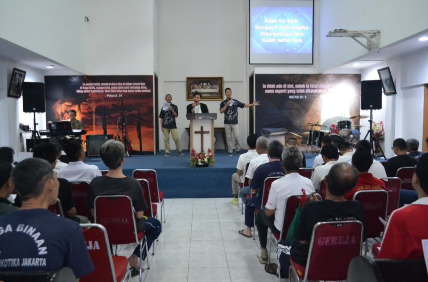  HKBP Pasar Minggu Berikan Pelayanan Rohani Kepada Warga Binaan Lapas Narkotika Jakarta