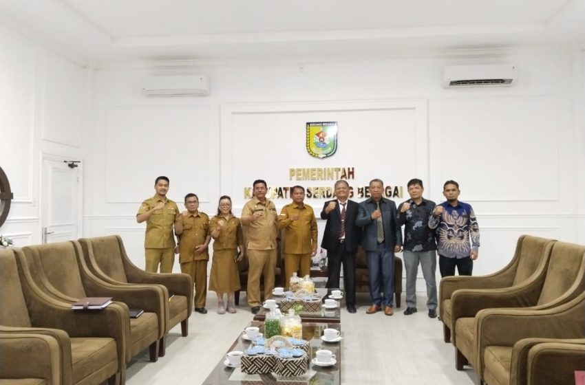  Jelang Peresmian Kantor Distrik, Praeses Tebing Tinggi Audiensi Ke Kantor Bupati