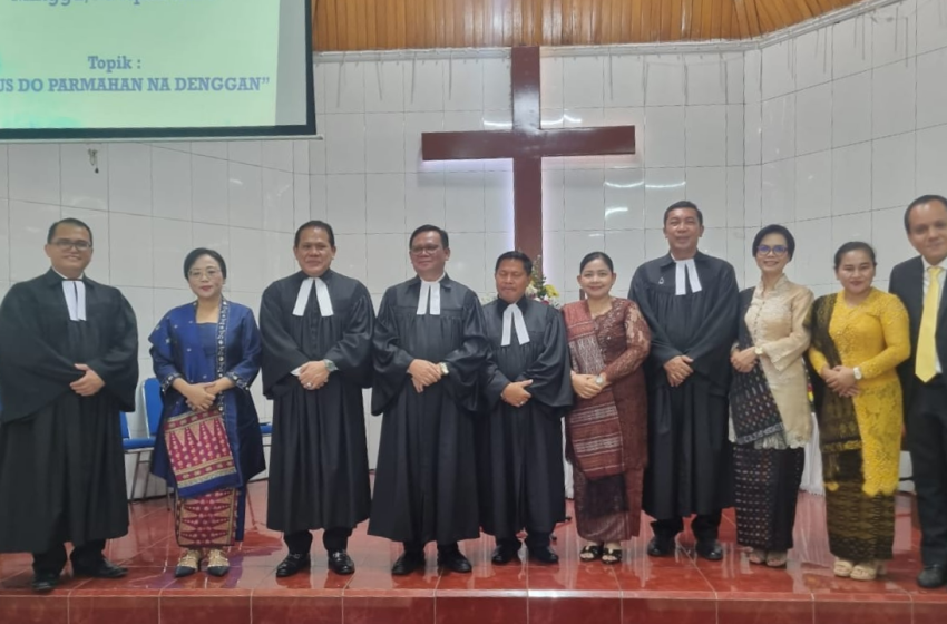   Praeses Bernard Manik Lantik Pdt. Tunggul Harahap Menjadi Pendeta Fungsional di HKBP Srengseng Sawah