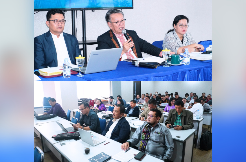  Praeses Oloan Nainggolan Pimpin Sermon Distrik Perdana di Tahun 2025