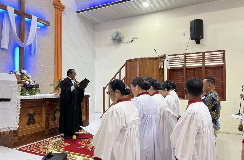 HKBP Gunung Tua Resmi Jadi Persiapan Ressort di Minggu Misericordias Domini