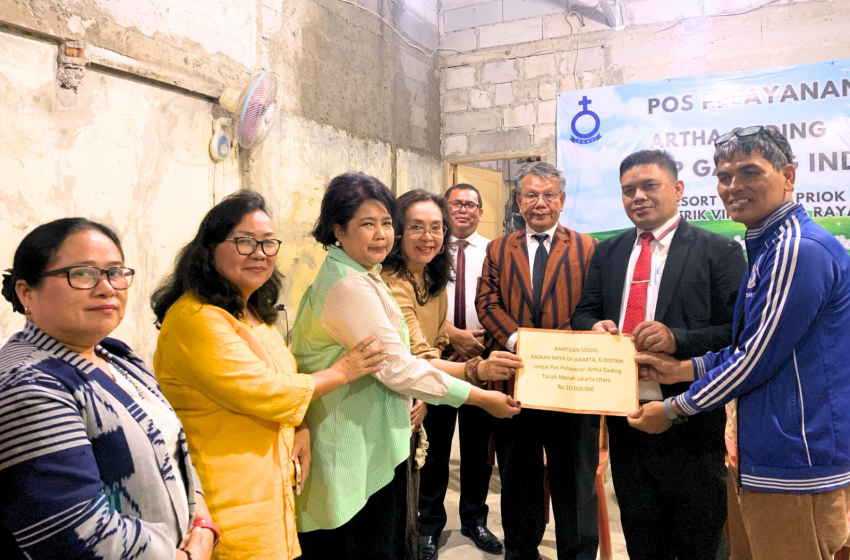 Panitia Paskah Raya Wilayah Jawa Gelar Bakti Sosial di Tanah Merah, Jakarta Utara