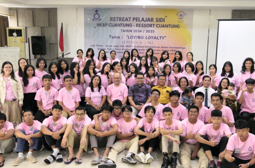 HKBP Cijantung Gelar Retreat Pelajar Sidi. Pdt. Frengki Napitupulu Narasumber Utama