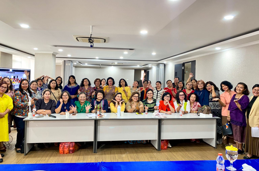Ketua FKP HKBP, Sandra Sidabutar, Sosialisasikan Pedoman Persekutuan Perempuan di Distrik Jakarta